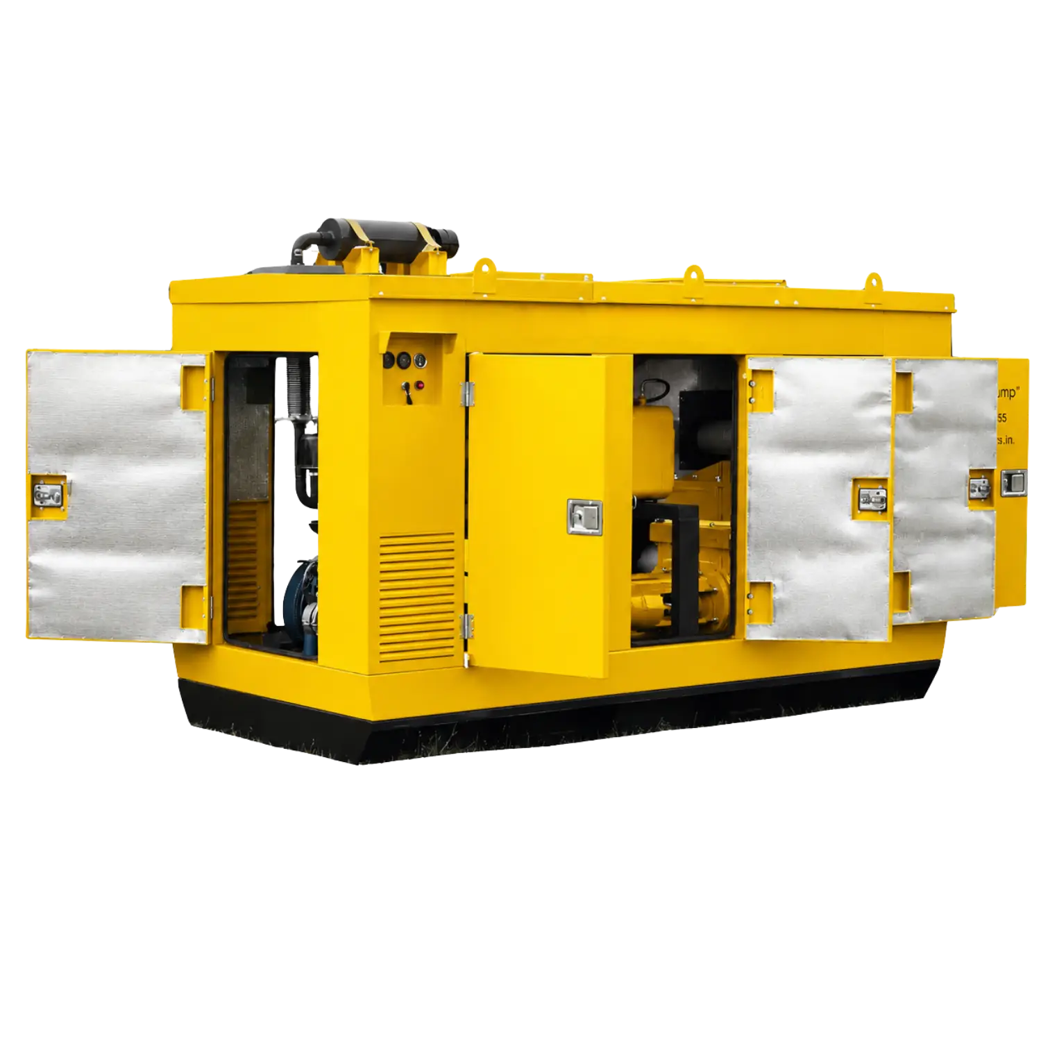 6 inch Piston Pump With Canopy 3 canopy mounted dewatering pump